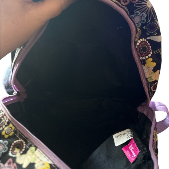Women’s/Girl's Disney Tink Black Backpack Lilac Purple - Picture 14 of 14